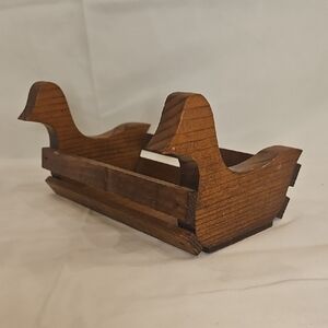 Wooden Duck Basket / Holder